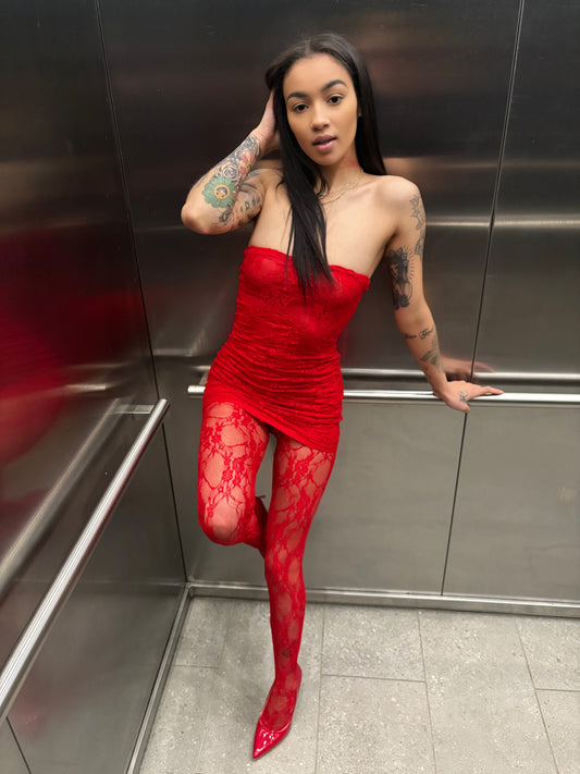 Always Sweet Lace Dress